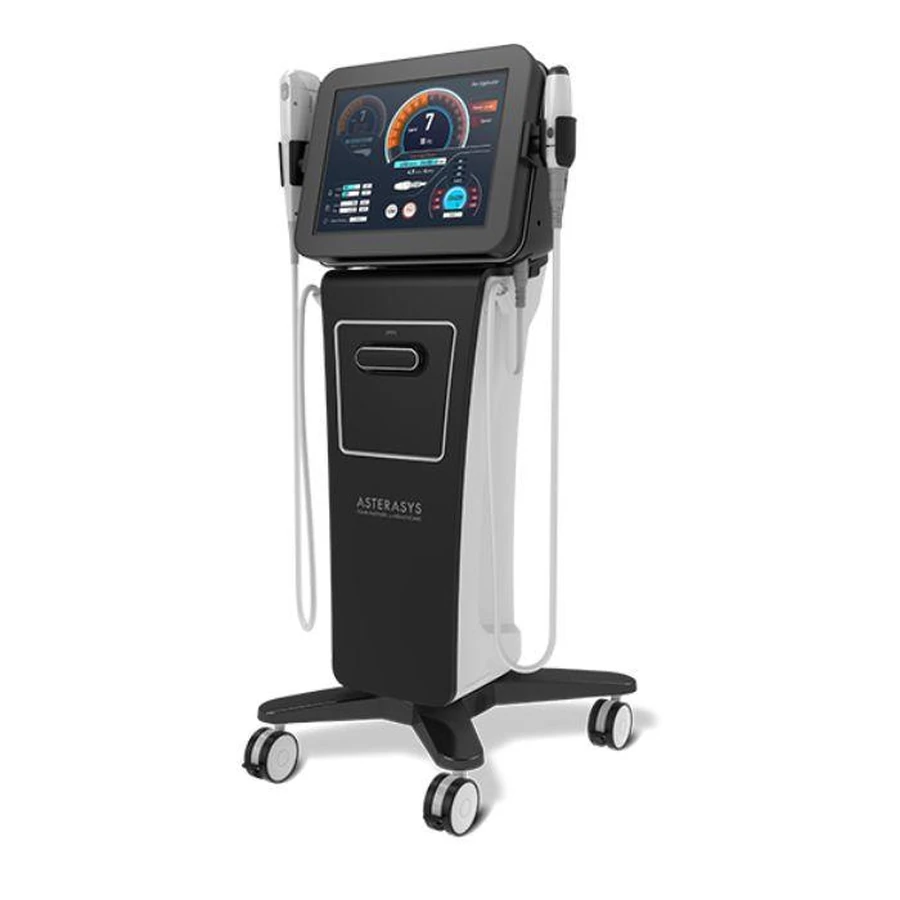 Liftera 2 HIFU machine by Asterasys used for focused ultrasound skin tightening at Aeconic Clinic, Canggu, Bali
